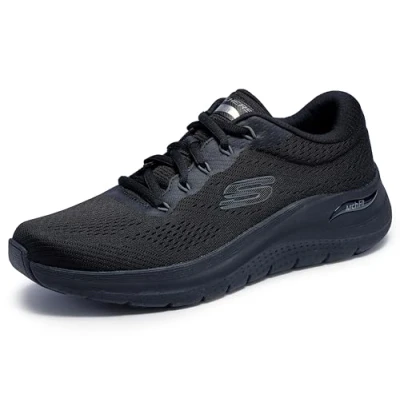 Abbildung von Skechers Herren Sneakers, Schwarz, 41 EU