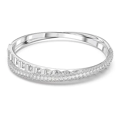 Abbildung von Swarovski ROTA Mixed CUTS Armband, Damen, Größe: Medium, Silver coloured