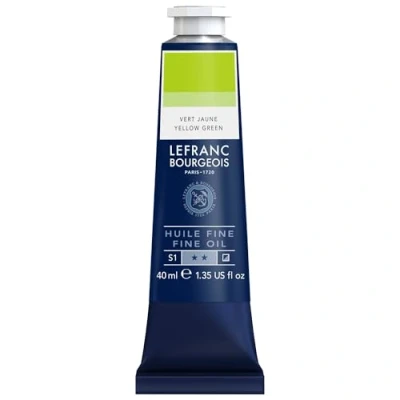 Abbildung von Lefranc Bourgeois 301783 Feine Ölfarbe in hervorragender Qualität,lichtecht mit gleichmäßige Konsistenz, 40ml Tube, ideal für Keilrahmen, Leinwand, Malkarton Hellgrün