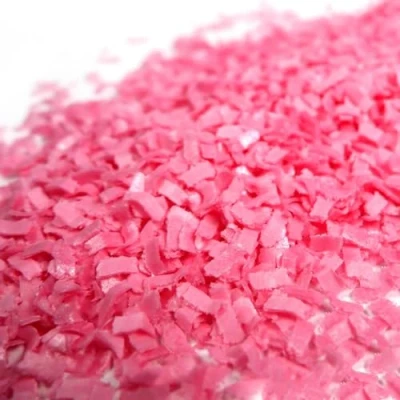 Abbildung von Streuselheld Schnippel Pink 10g Esspapier Flocken Streusel zum Dekorieren und Verzieren von Gebäck aller Art wie Torten Kuchen Keksen Zuckerstreusel