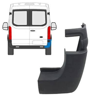 Abbildung von Für Ford Transit 2014 Hinten Stoßstange/Rechts