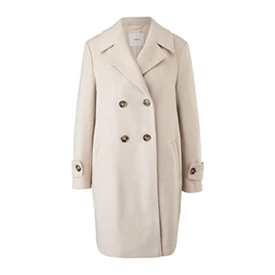 Abbildung von s.Oliver Black Label MIT Klassischem Reverskragen Klassischer Mantel, Damen, Größe: 46, Beige