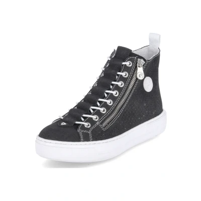 Abbildung von Rieker Sneaker high, Damen, Größe: 37, Schwarz Schuhe