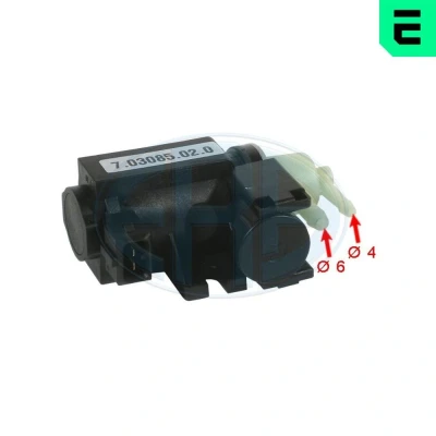 Abbildung von ERA 555057A Druckwandler, Abgassteuerung OPEL: Corsa C Schrägheck, Zafira B, Astra J Sports Tourer, HYUNDAI: Santa Fe 2, I