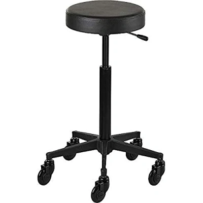 Abbildung von Efalock Rollhocker Clic Tec Round schwarz L