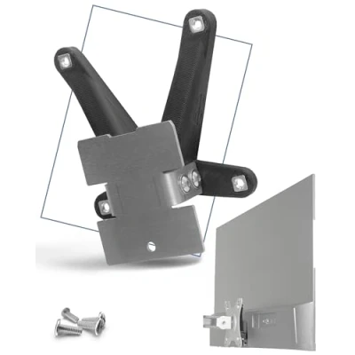 Abbildung von 3IDEE VESA Adapter kompatibel mit HP M24h, M27h, 524sh, 527sh Monitor 75x75 mm Für ohne Anschluss zur Montage an Einer oder Wandhalterung