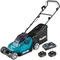 Abbildung von Makita Akkurasenmäher Akku Rasenmäher DLM382PM2, 36Volt (2x18Volt)