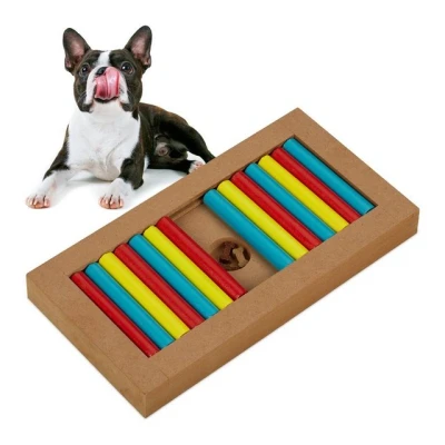 Abbildung von relaxdays Tier Intelligenzspielzeug für Hunde, Faserplatte