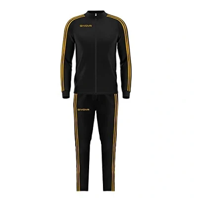 Abbildung von GIVOVA Unisex Survêtement Revolution Summer Femme Noir/Or Jumpsuit, noir/or,