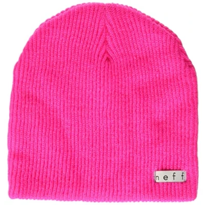 Abbildung von Neff Herren Täglich Daily Beanie Mütze, Magenta, Einheitsgröße