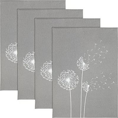 Abbildung von Erwin Müller Geschirrtuch 4er Pack, (4 tlg), Baumwolle Blumen