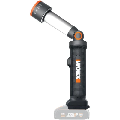 Abbildung von Worx LED Arbeitsleuchte &quot;WX027.9&quot;, Leuchtmittel Board fest integriert, 120 510 Lumen, 4 IN 1 multifunktional, ohne Akku &amp; Ladegerät