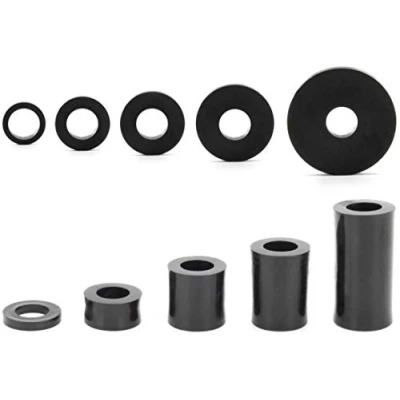 Abbildung von Enkotrade 4 Stück Distanzhülsen für M12 20 x 13 mm Distanzstücke Rund aus Kunststoff Unterlegscheiben Abstandhalter Lagerbuchsen Distanzscheiben Gewindehülsen