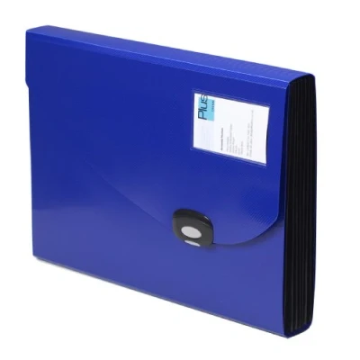 Abbildung von Rapesco 0677 13 Fach Fächermappe, A4+, Blau