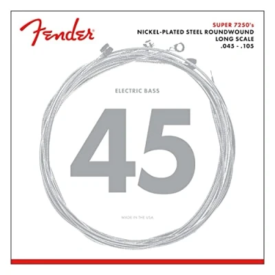 Abbildung von Fender Super 7250 Bass Saitensatz, 045/105, Long Scale, Vernickelt