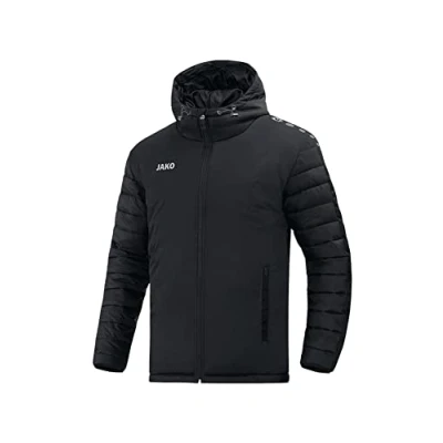 Abbildung von JAKO Fussball TEAM Coach Winterjacke für Kinder, Größe: 140, Schwarz