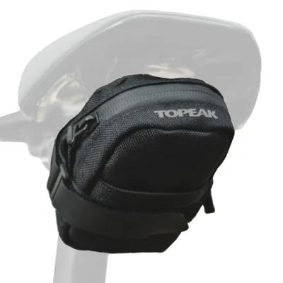 Abbildung von TOPEAK Elementa SeatBag Slim Black Hook &amp; Loop Strap