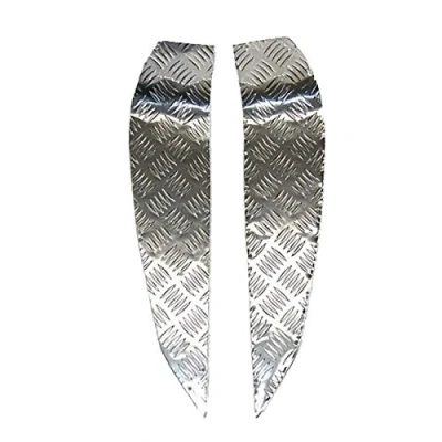Abbildung von one by Camamoto 77375015A Paar Aluminium Trittbretter mit Befestigungsschrauben für Yamaha Aerox/MBK Nitro 50cc 100cc Baujahr 1997 bis 2012