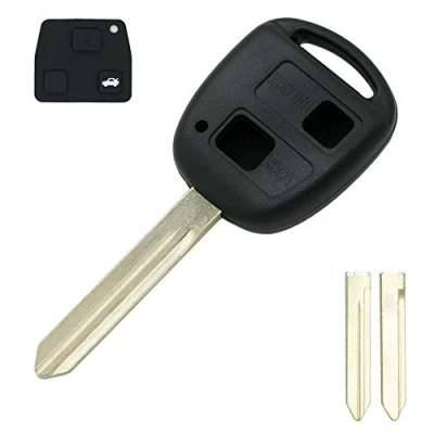 Abbildung von BROVACS Schlüsselgehäuse + Tastenfeld kompatibel mit Toyota 2 Tasten Keyless Entry Remote Key Case Fob PG401N