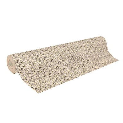Abbildung von Clairefontaine 223812C Rolle Geschenkpapier aus Kraftpapier 70g 50x0,70m, 100% recycelt, robust und natürlich, ideal zum Verpacken Basteln Geschenke, Schwarz &amp; Neon Gelb, 1