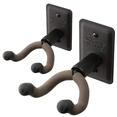 Abbildung von Gitarrenhalter für Zuhause und Studio von String Swing, aus Metall, Packungen, BCC11K 2 Pack