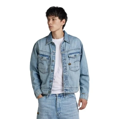 Abbildung von G Star Dakota Jacket Jeansjacke, Herren, Größe: Large, Sun faded cloudburst