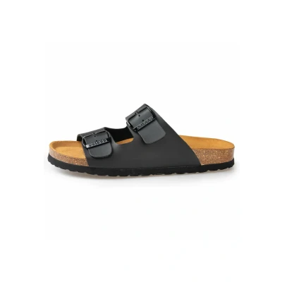 Abbildung von Palado Korfu Pantolette flach, Damen, Größe: 43, Schwarz Schuhe