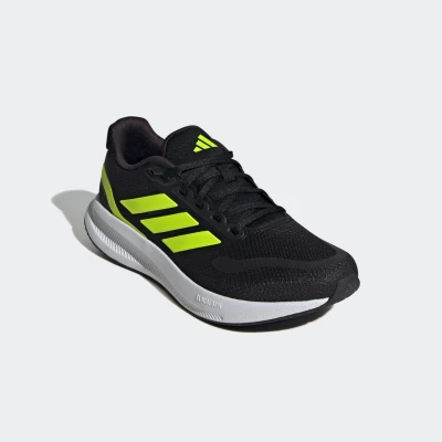 Abbildung von adidas Performance Runfalcon 5 Laufschuh Neutral, Herren, Größe: 48, Core black lucid lemon cloud white Schuhe