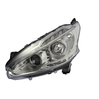 Abbildung von ABAKUS 550 1156L LD EM Scheinwerfer links H1/H7 glasklar mit Tagfahrlicht (LED) für Rechtsverkehr P14.5s, PX26d PEUGEOT: 208 I Schrägheck