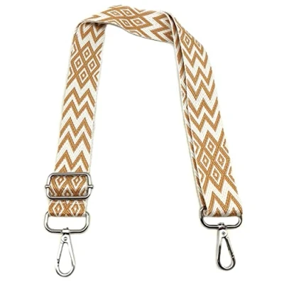 Abbildung von Taschengurte zum Wechseln Khaki, Verstellbarer Schultergurt für Taschen, Taschengurt Breit Schulterriemen mit Karabiner Silber 3.8cm, Umhängegurt Tragegurt Taschen Damen #7