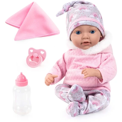Abbildung von Bayer Design Reborn Baby Puppe 38 cm mit Zubehör