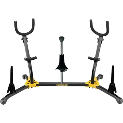 Abbildung von Hercules DS538B Stand for 2x Alto/Tenor, 1x Soprano Saxophone and Clarinets/Flutes
