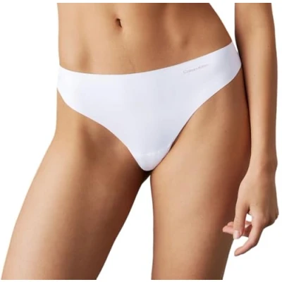 Abbildung von Calvin Klein Underwear Thong 3 PACK String, Damen, Größe: Large, White/caramel