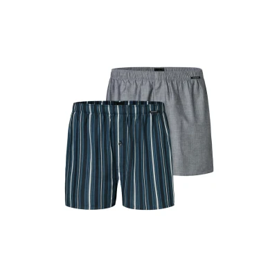 Abbildung von Schiesser 2 PACK Boxershorts, Herren, Größe: Medium, Dark blue