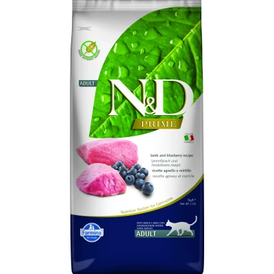 Abbildung von N&amp;D PRIME CAT Adult Lamm &amp; Heidelbeere varianten 5 kg