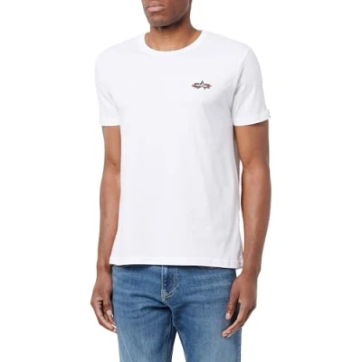 Abbildung von Alpha Industries Herren Signature Puff Print BP T, White, L
