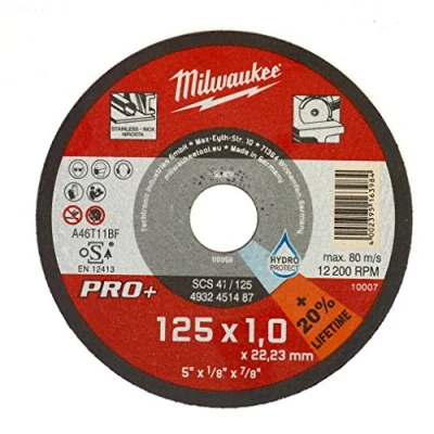 Abbildung von MILWAUKEE 4932451487 Trennscheibe, Winkelschleifer 125 1 22.2