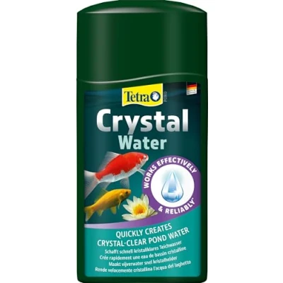 Abbildung von Tetra Pond CrystalWater Wasserklärer gegen Trübungen für kristallklares Wasser im Gartenteich, 1 Liter Flasche