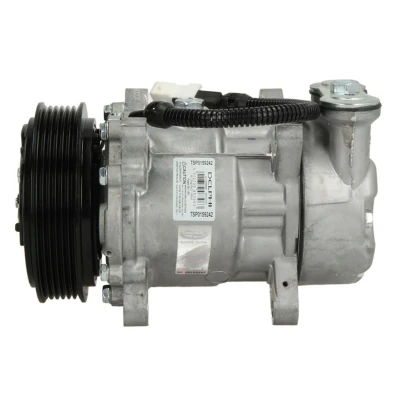 Abbildung von DELPHI TSP0159242 Kompressor Sanden SD6V12 PAG 46 mit Kompressoröl PEUGEOT: 206 Schrägheck, SW, CITROËN: Xsara Picasso