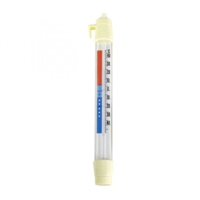 Abbildung von TFA Dostmann Kühlschrank Thermometer,14.4003.02.01, hohe Genauigkeit, zur Kontrolle von Kühl und Gefrierschrank, weiß
