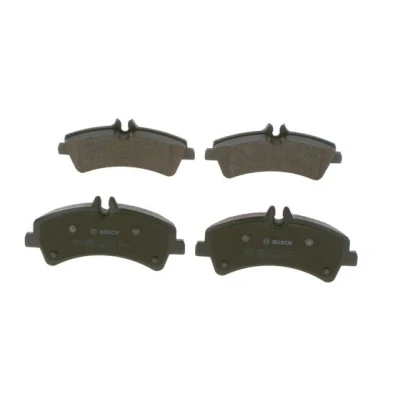Abbildung von BOSCH 0 986 494 122 Bremsbelagsatz Low Metallic mit Anti Quietsch Blech, Montageanleitung VOLKSWAGEN: Crafter 30 50 Kastenwagen