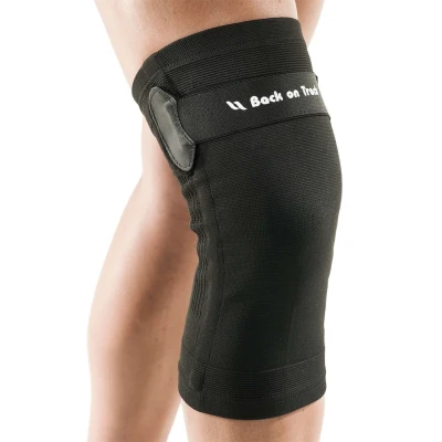Abbildung von Back on Track Knieschoner Velcro Schwarz L, 42 46cm