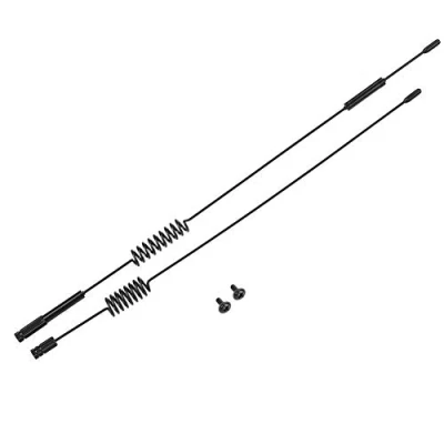 Abbildung von 2 Stück RC Car dekorative Antenne, Langlebige Metall Simulationsantenne Dekoration Zubehörteile für Traxxas 4 Crawler