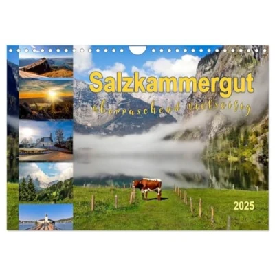 Abbildung von Salzkammergut, überraschend vielseitig (Wandkalender 2025 DIN A4 quer), CALVENDO Monatskalender