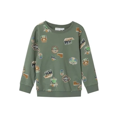 Abbildung von Name it Relaxed FIT Sweatshirt für Kinder, Größe: 98, Laurel wreath