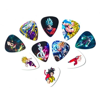 Abbildung von Dragon Ball Z Gitarre Plektrum Plektron Picks (10 Medium Gitarrenplektren in ein Paket) [Preis wird $ 14,99 nach 30. Juni 2018]
