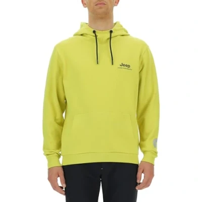 Abbildung von JEEP O102929 I002 XP Herren Kapuzen Sweatshirt m/Beuteltasche Xtreme Performance Symbol Rückendruck JX23A Celery S