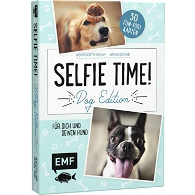Abbildung von Selfie Time! Dog Edition 30 Fun Fotokarten: Für dich und deinen Hund #dogoftheday #pawsome