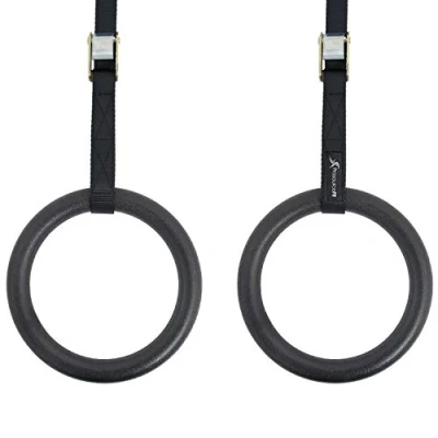Abbildung von ProsourceFit Fitness Gymnastics Rings with Straps for Total Body Conditioning at Home