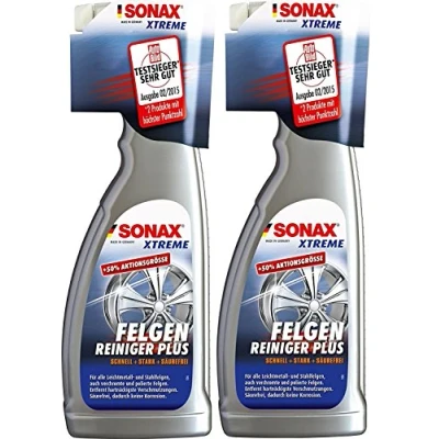 Abbildung von 2x SONAX Xtreme Felgenreiniger Plus Spezialreiniger Felge Felgen Reiniger 750ml 230400